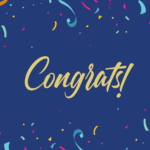 Purple Confetti Congratulations Card